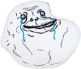 Forever Alone Meme Kissen